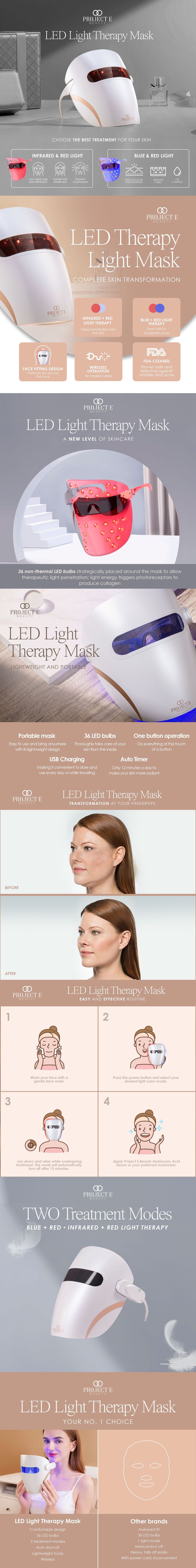 Project E Beauty Lumamask Pro 光學嫩膚逆齡緊緻LED面罩